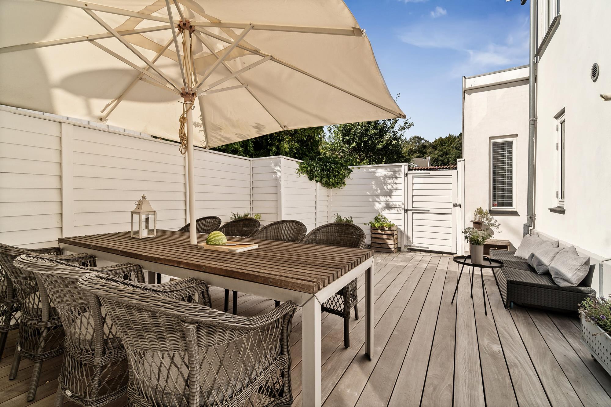 Strandvejen 691, Klampenborg - Overdækket terrasse