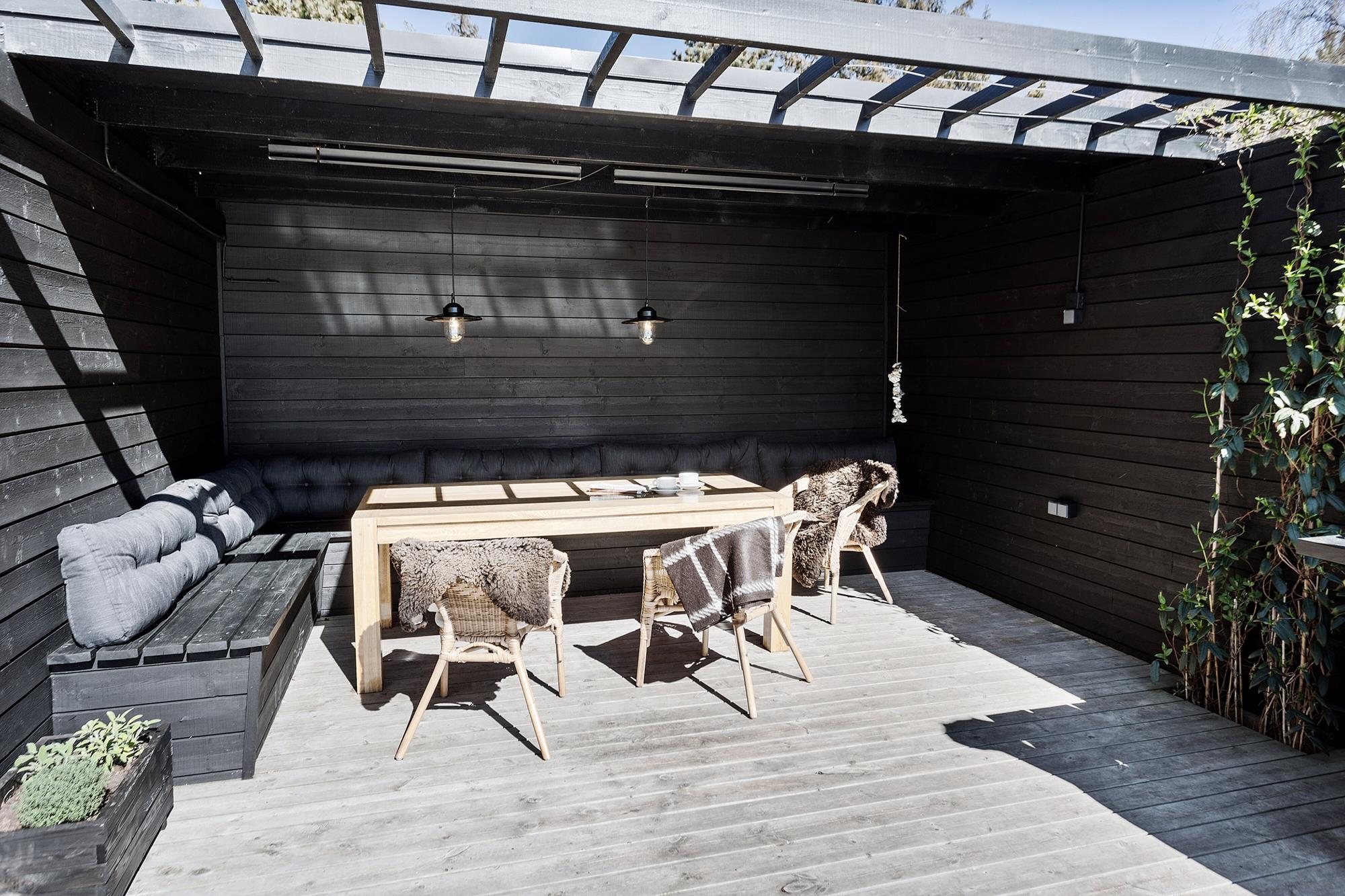 Strandlystgårdsvej 87, Yderby Lyng, Sjællands Odde - Overdækket terrasse